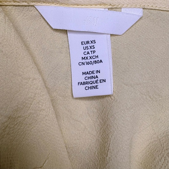 H&M Yellow Ruffle Midi Dress - Picture 5 of 5